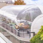 Un hiver ensoleillé au sommet de Paris sur le Rooftop Eylau Paris