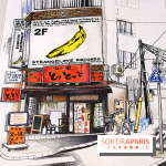 Balade urbaine, le Japon croqué par Florent Chavouet