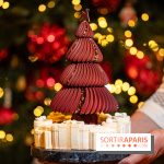 Bûche de Noël Cheval Blanc 2025 : Maxime Frédéric dévoile un sapin exceptionnel - photos