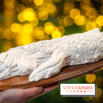 Le tea time de Noël du George V 2025, les photos - buche de noël