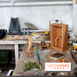 L'atelier de Joseph Cornell recréé par Wes Anderson à la galerie Gagosian