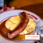 Club Cochon l'Auberge, le bistrot français Paris 9e - saucisse purée