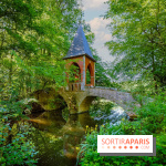 La réserve Naturelle des Etangs de Bonnelles, son pont kiosque, temple de l'amour et ses trésors