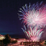 Feu d'artifice du 14 Juillet 2018 à Pontoise (95)