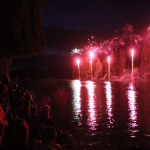 Feu d'artifice du 14 Juillet 2018 à Mantes-la-Jolie (78)