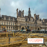 Le parvis de l’Hôtel de Ville de Paris se transforme en forêt urbaine, les premiers arbres plantés !