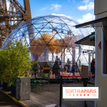 Bulle d'automne de la tour Eiffel : arbre géant et jeu grandeur nature au sommet de Paris