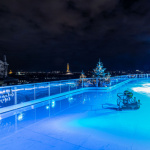 Paris : une patinoire sur le rooftop des Galeries Lafayette