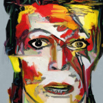 David Bowie, Mister Jones long hair at the MR8 Gallery