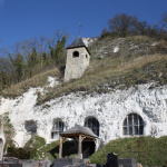 Unusual in Île-de-France: Troglodyte Church of the Annunciation 