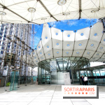 Réouverture du toit de la Grande Arche de La Défense