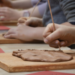 Atelier de gravure au Musée d’Archéologie nationale