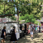 Le marché de la création Edgar Quinet, l'art à ciel ouvert