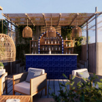 Le Rooftop du Brach, la terrasse confidentielle, perchée dans un potager avec vue Tour Eiffel