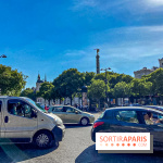 Visuel Paris voitures voitures circulation