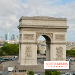 Visuel Paris nuages arc de triomphe
