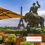 visuel Paris visuel - Tour Eiffel - terrasse - café
