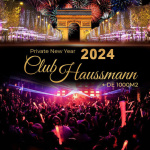 R&eacute;veillon 2024 &agrave; Paris : private new year party &agrave; l'hotel particulier g&eacute;ant du Club Haussmann