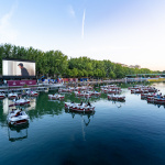 Photos du cinéma sur l'eau de Paris Plages