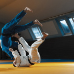 Deuxième médaille en judo avec Lucas Mkheidze