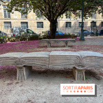 Ce parc parisien dans le 6e arrondissement cache deux bancs en forme de livre