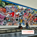 Une fresque éphémère à l'effigie de One Piece dans la gare Montparnasse pour les 25 ans du manga