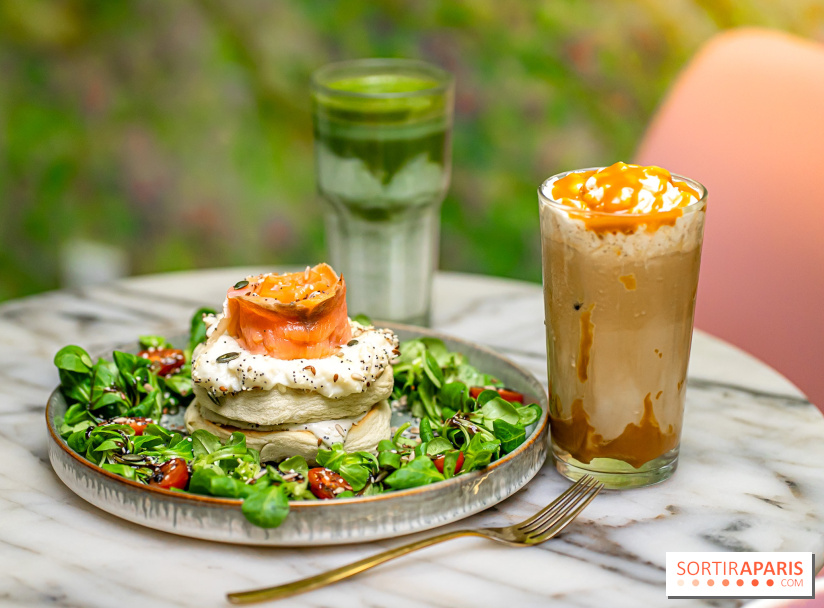 Hanami Tea Time, nos photos - fluffy pancake salé