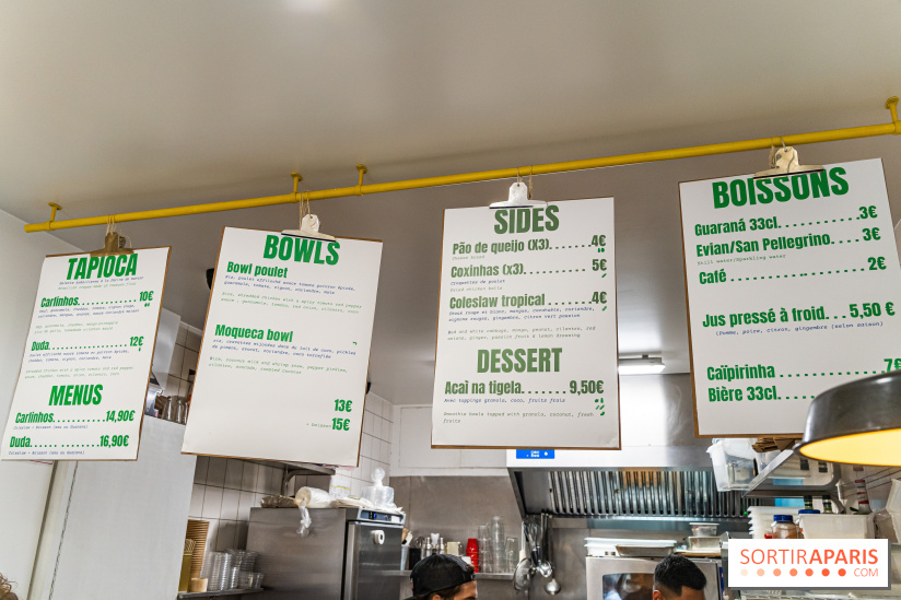 Onda, le restaurant Brésilen de tapiocas, crêpe de manioc - menu - carte