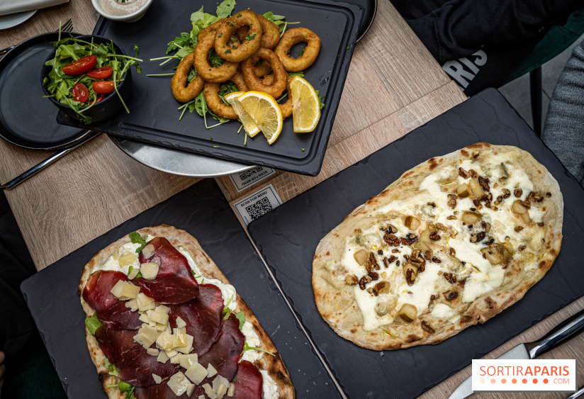 La Vela, le restaurant italien - méditerranéen de Boulogne - pinsa Romana - entrée