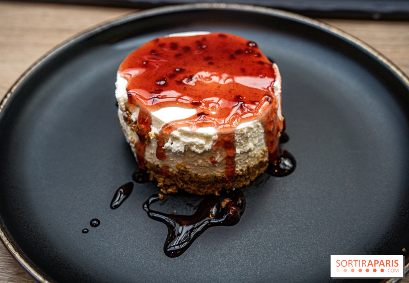 La Vela, le restaurant italien - méditerranéen de Boulogne - cheesecake fruits rouges