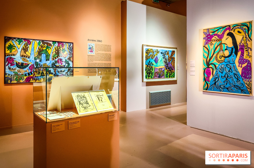 Baya, femmes en leur jardin, l'exposition poétique à l'Institut du monde arabe - nos photos