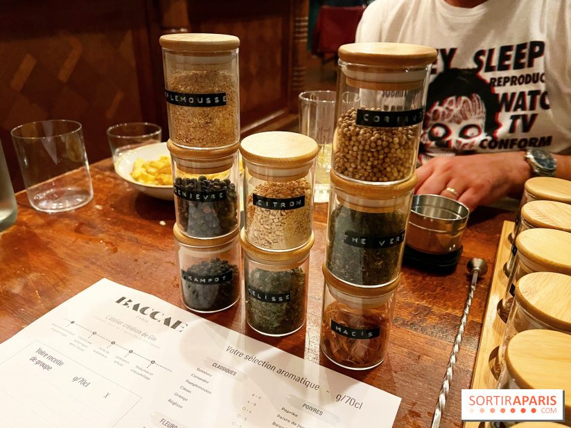 Atelier création de gin à la distillerie Baccae