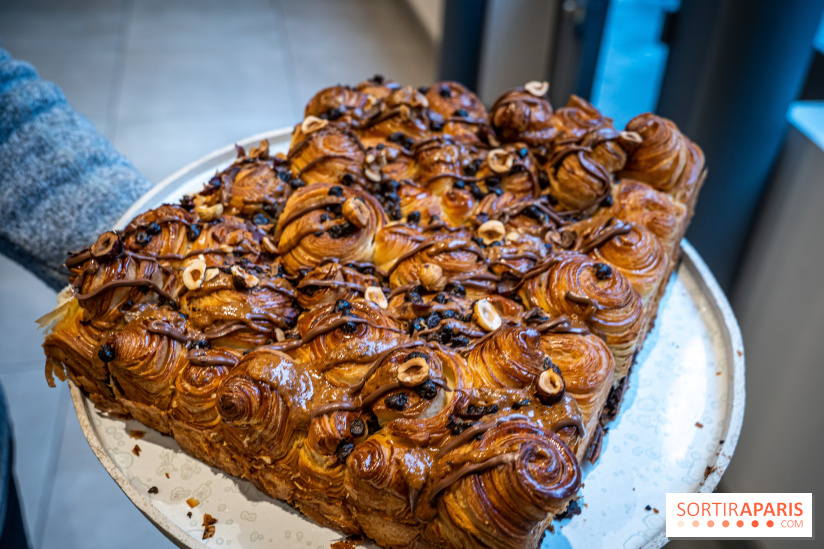 Boulangerie artisanale MieMie, levain et farines anciennes Paris 11e - le méga croissant cake