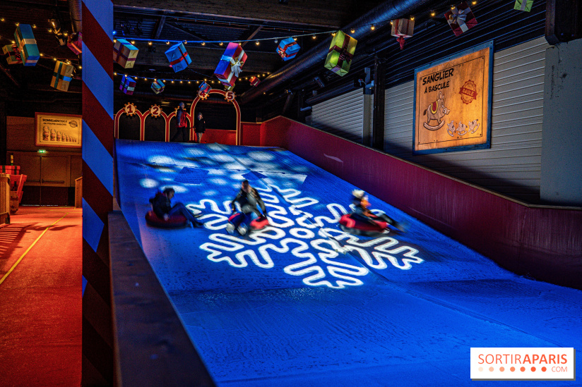 Noël Parc Astérix 2022, les animations - luge