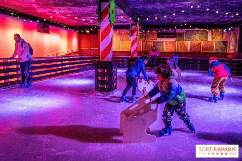 Noël Parc Astérix 2022, les animations - patinoire enfant
