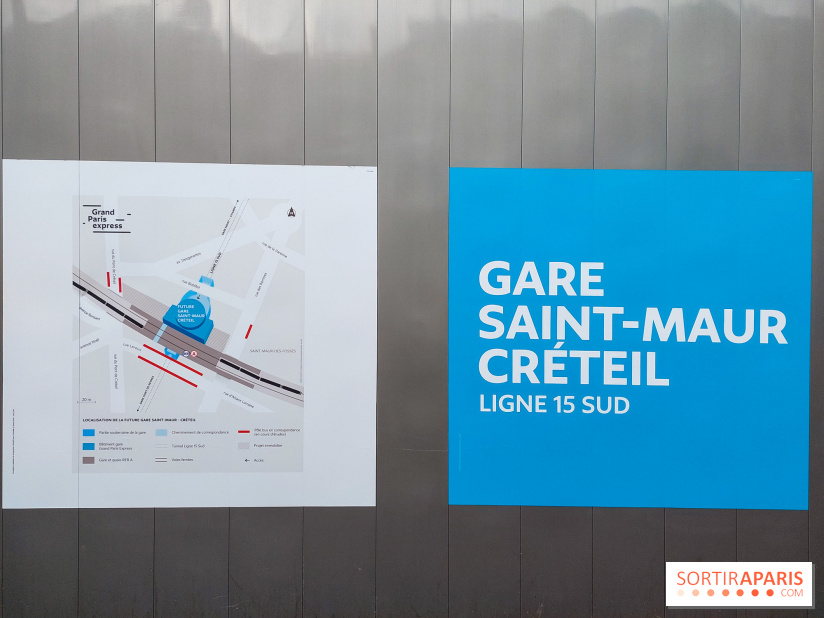 Le Grand Paris Express, visite du chantier de la gare Saint-Maur - Créteil, nos photos