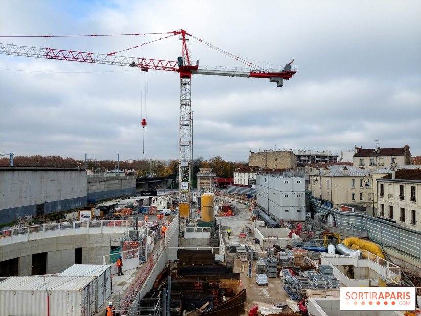 Le Grand Paris Express, visite du chantier de la gare Saint-Maur - Créteil, nos photos