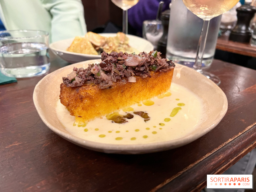 Le Cyrano - Polenta croustillante et olives