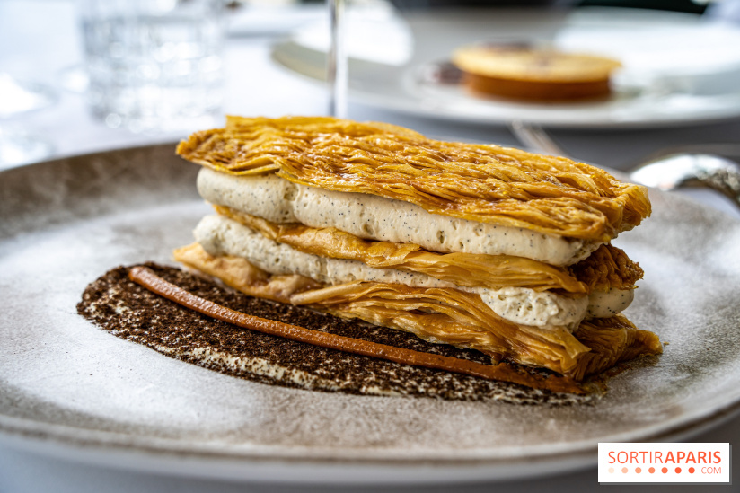 Grande Cascade restaurant 16e - Bois de Boulogne - mille feuille vanille - Joris Vée