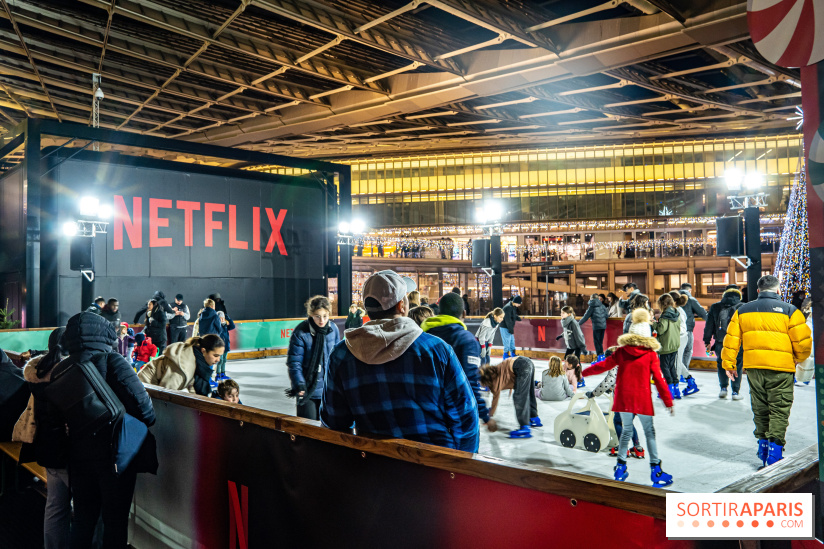 La patinoire de Noël des Halles 2022 - patinoire gratuite 