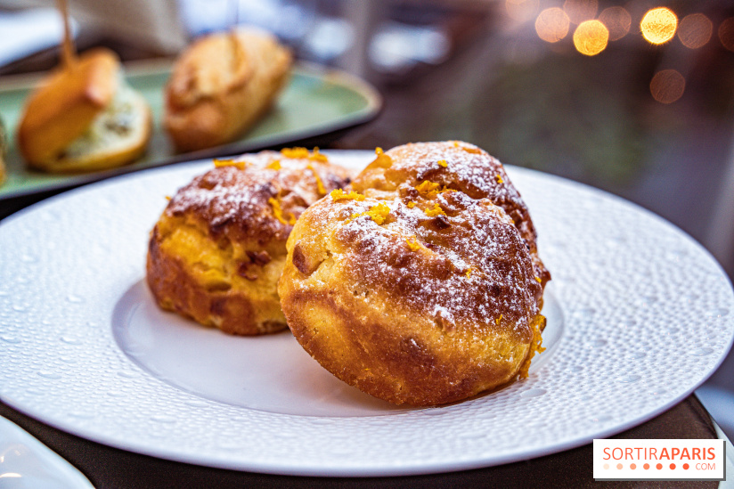 Le tea Time du Joy à l'Hôtel Fouquet's Paris par Anthony Coquereau - brioche de Noël