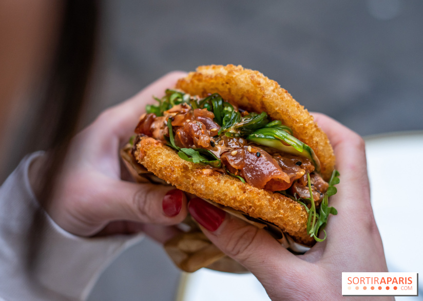 Kimochi restaurant - sushi burger