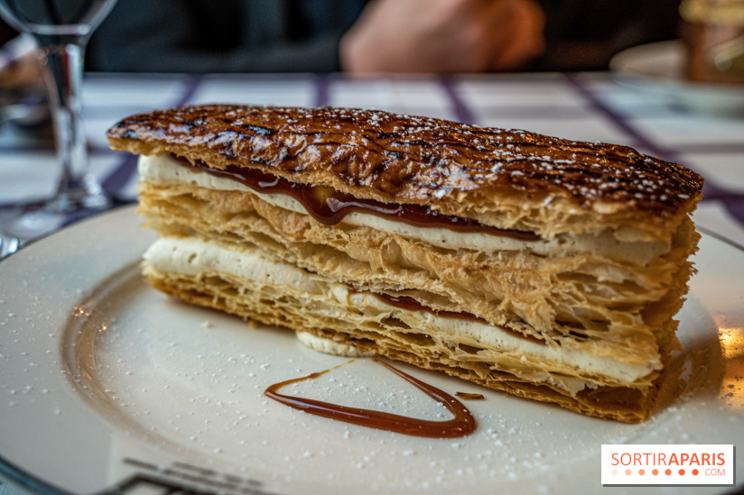 Auberge Pyrénées Cévennes - Bistrot Paris 11e - millefeuille vanille