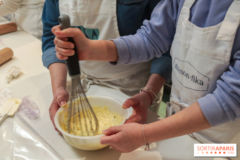 Ateliers galette des rois chez Maison Fika