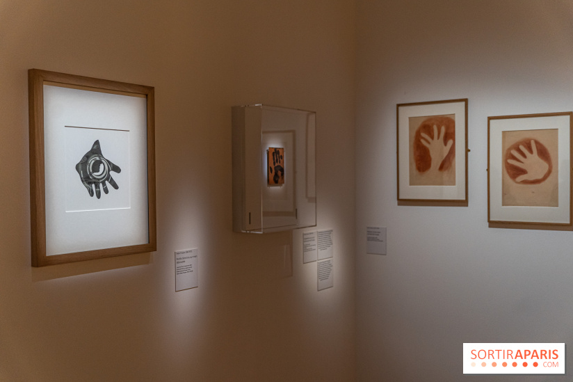 Picasso et la Préhistoire, les photos de l'exposition au Musée de l'Homme - empreintes - main de Picasso