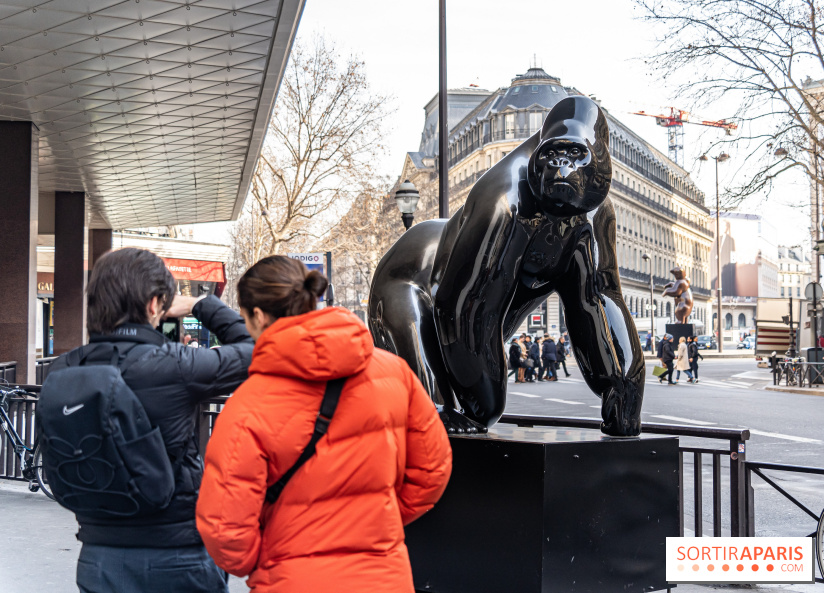 Exposition Fragiles colosses Boulevard Haussmann - photos - Michel Bassompierre