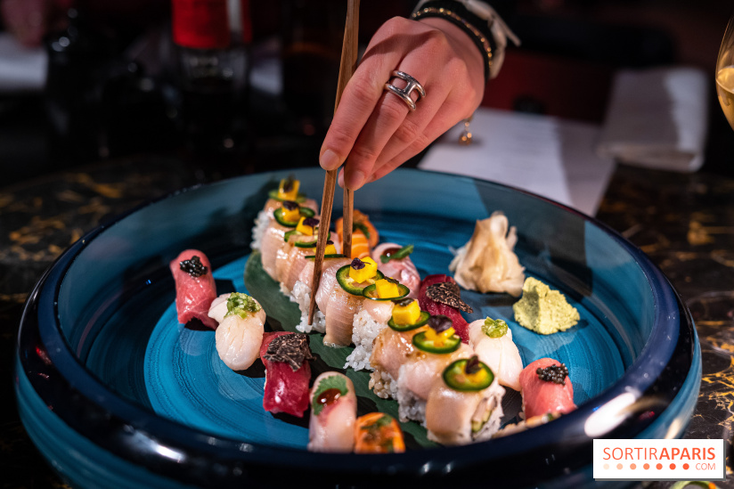 Akira Back Paris fête ses 1 an -  nigiri et sashimi
