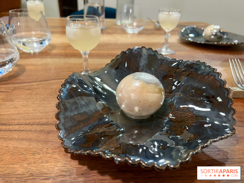 Accents Table Bourse - Dessert bulle coing pomme