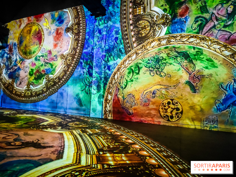 Chagall, Paris-New York, l'exposition immersive inédite de l'Atelier des Lumières - photos - IMG20230216095721