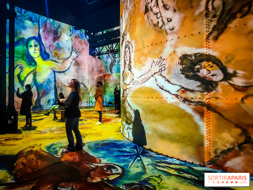 Chagall, Paris-New York, l'exposition immersive inédite de l'Atelier des Lumières - photos - IMG20230216095738